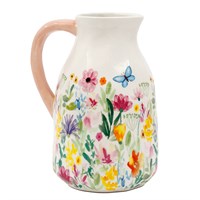 Spring Floral Print Vase