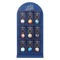 Set of 36 Solar System Keyrings on Display