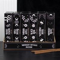 Set of 36 Midnight Rituals Incense Sticks in Display