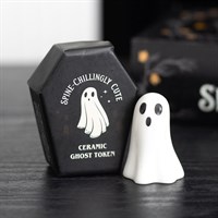 Set of 24 Ceramic Ghosts in Display