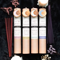 Set of 12 Herbal Magick Spell Incense Sticks with Display