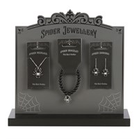 Set of 18 Spider Jewellery Pieces on Display