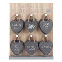 Small Welsh Slate Hanging Heart