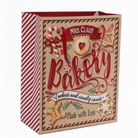 33cm Large Gingerbread Bakery Gift Bag