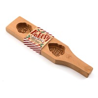 Wooden Christmas Cookie Baking Mould