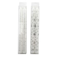 Pack of 2 Taper Advent Calendar Candles