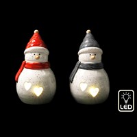 12cm LED Snowman Decoration