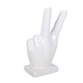 White Hand Ceramic Vase