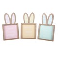 Bunny Ears Wooden Easter Plaque 