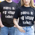 Black is My Happy Colour Unisex T-shirt Size XXL