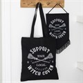 Support Your Local Witch Coven Polycotton Tote Bag
