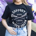 Support Your Local Witch Coven Unisex T-shirt Size S