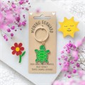 Moving Forward Turtle Keyring