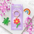 Be Kind to Your Mind Flower Keyring