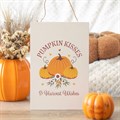 Pumpkin Kisses & Harvest Wishes Hanging Sign