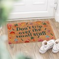 Natural Don't Trip Mushroom Doormat