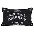 40cm Rectangular Black and White Talking Board Cushion