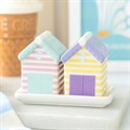 Pastel Beach Hut Salt and Pepper Shakers