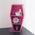 Small Hot Pink Coffin Shelf