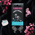 Flamin-goth Enamel Dangle Earrings
