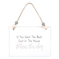 Move The Dog Hanging Sign