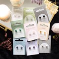 Set of 9 Semi Precious Crystal Earrings