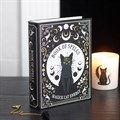 Black Cat Magick Book of Spells Shaped Storage Box