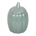Tall Sage Green Lidded Pumpkin Oil Burner