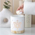 Matte Ceramic Butterfly Oil Burner