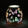 3D Flower Petal Light Up Electric Oil Burner (UK 3-Pin Plug)