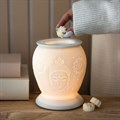 White Ceramic Buddha Electric Oil Burner