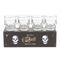 Set of 4 Skull Shot Glasses Set