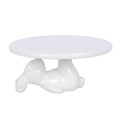 White Bunny Rabbit Cake Stand