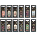 Set of 12 Enamel Keyrings by Steven Rhodes