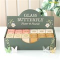Set of 24 Butterfly Pocket Charms in Display