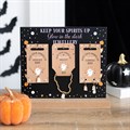 Set of 18 Glow in the Dark Ghost Jewellery Pieces on Display