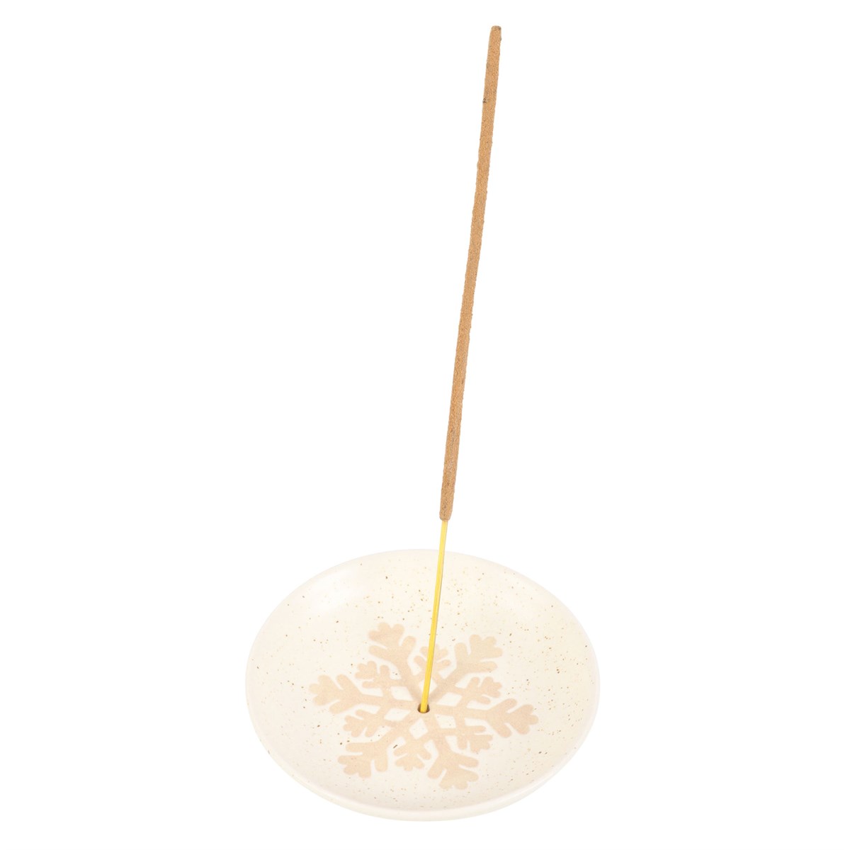 Snowflake Incense Holder Ceramic Festive Ash Catcher