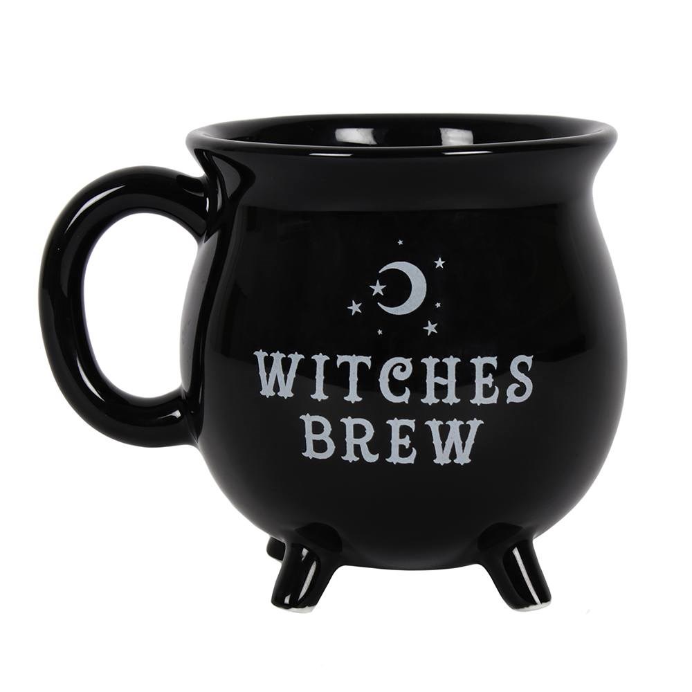 Witches Brew Cauldron Mug Black Mug 10cm High Tea Coffee Soup Cup 
