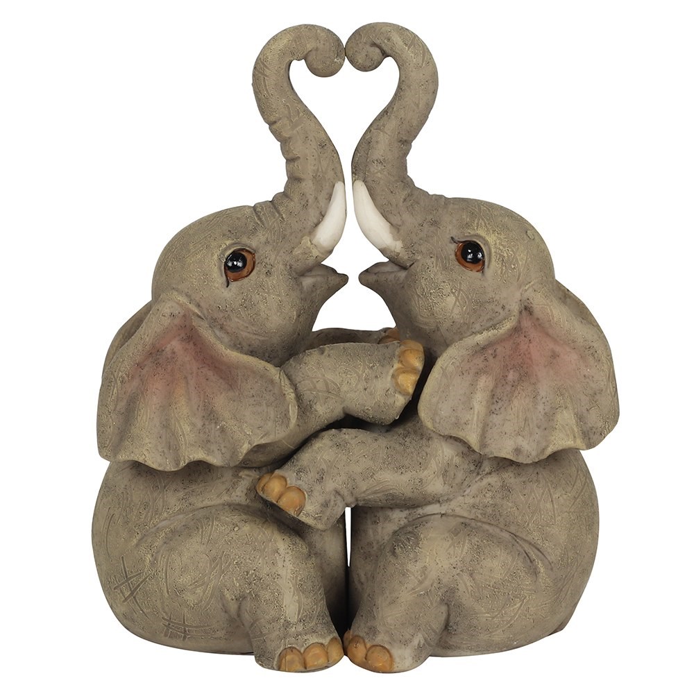 Elephant Embrace Ornament