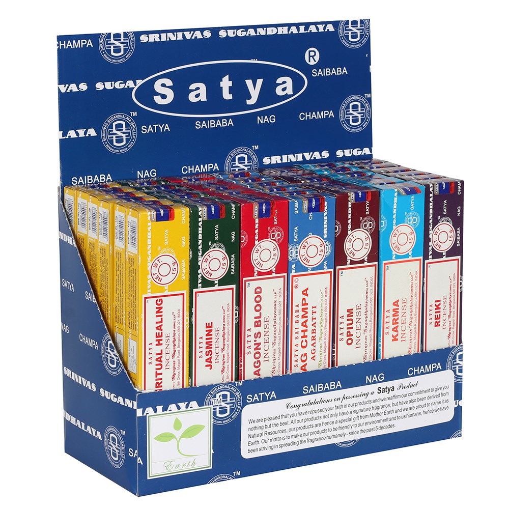 Satya Incense Sticks Display Starter Pack 1 Something Different Wholesale